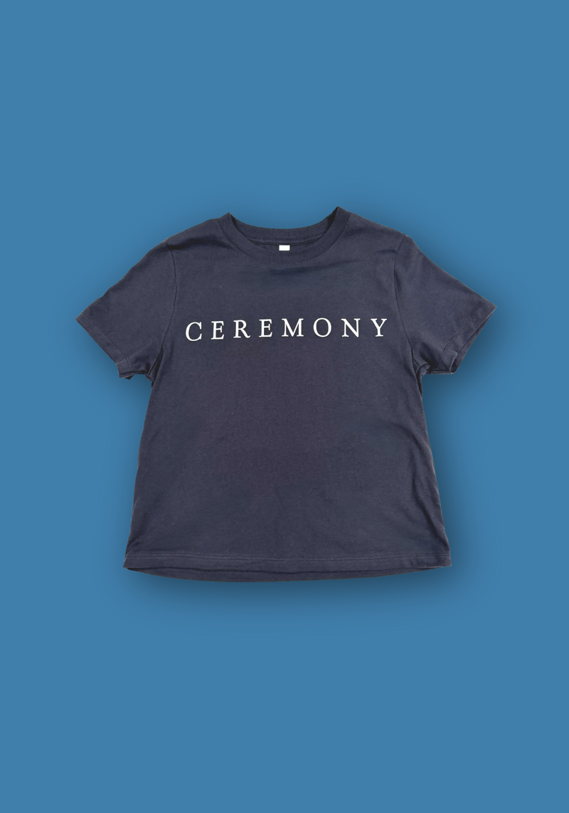 Ceremony Boxy Tee - Charcoal