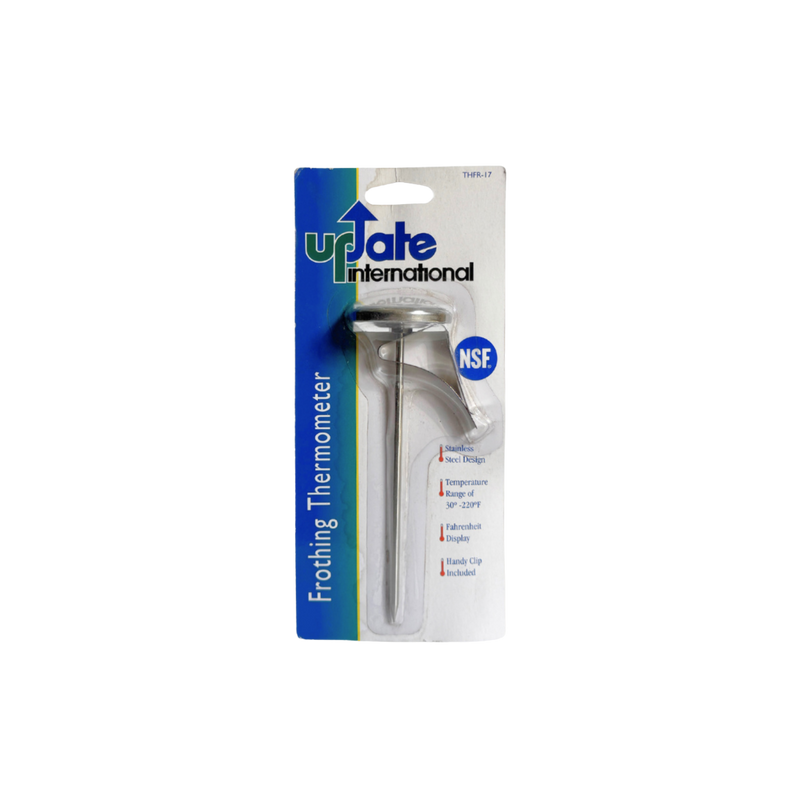 Frothing thermometer – 1” face – clip