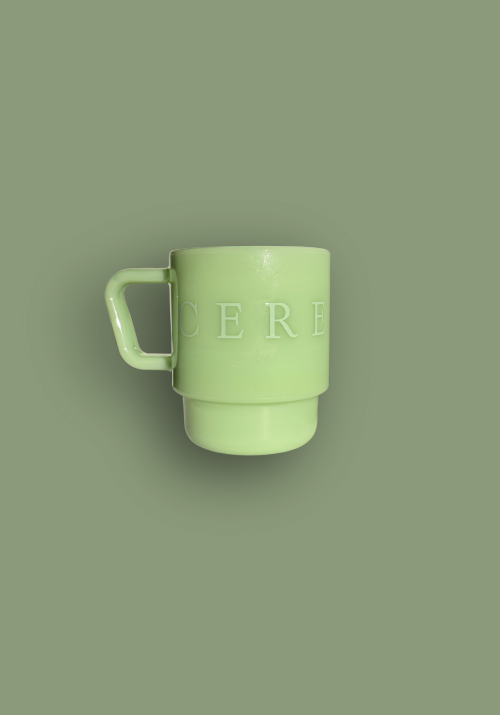 Created Co. 8oz Milk Glass Mug - Jade