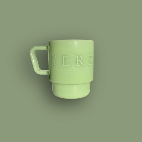 Created Co. 8oz Milk Glass Mug - Jade