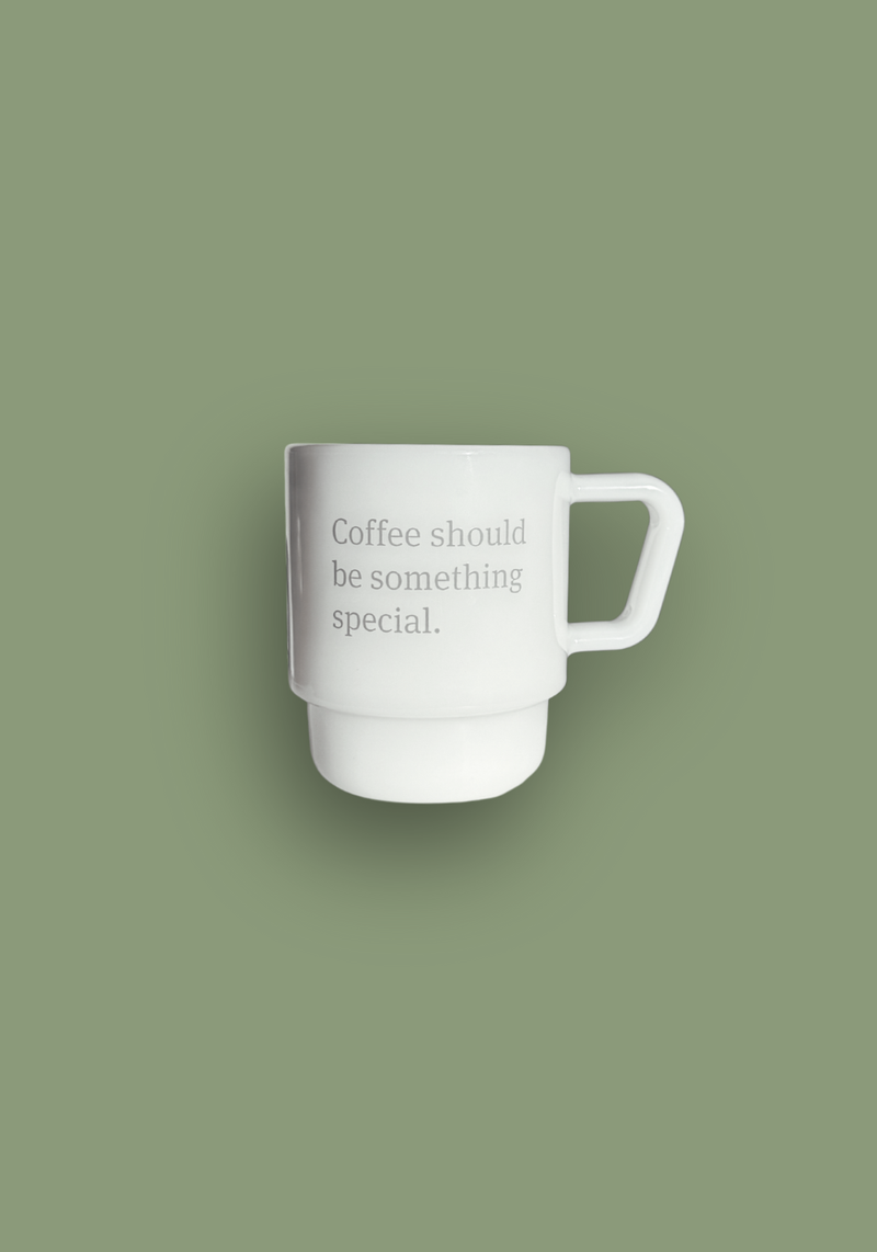 Created Co. 8oz Milk Glass Mug - White