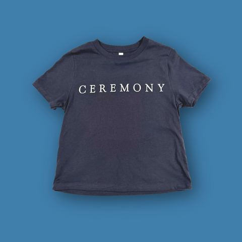 Ceremony Boxy Tee - Charcoal