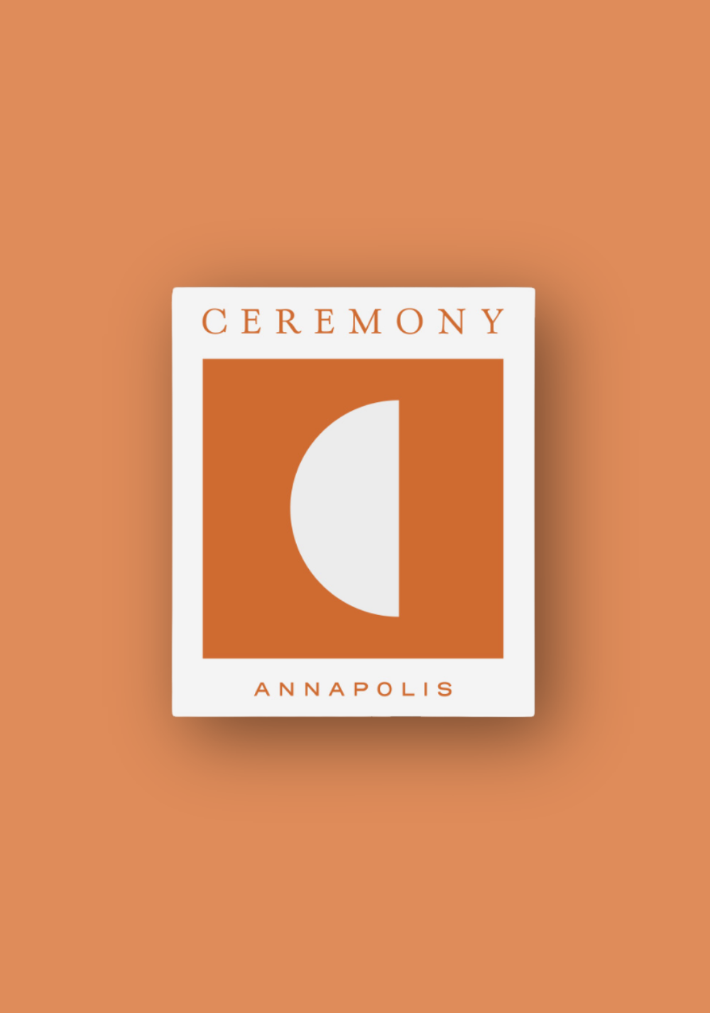 Ceremony Annapolis Sticker