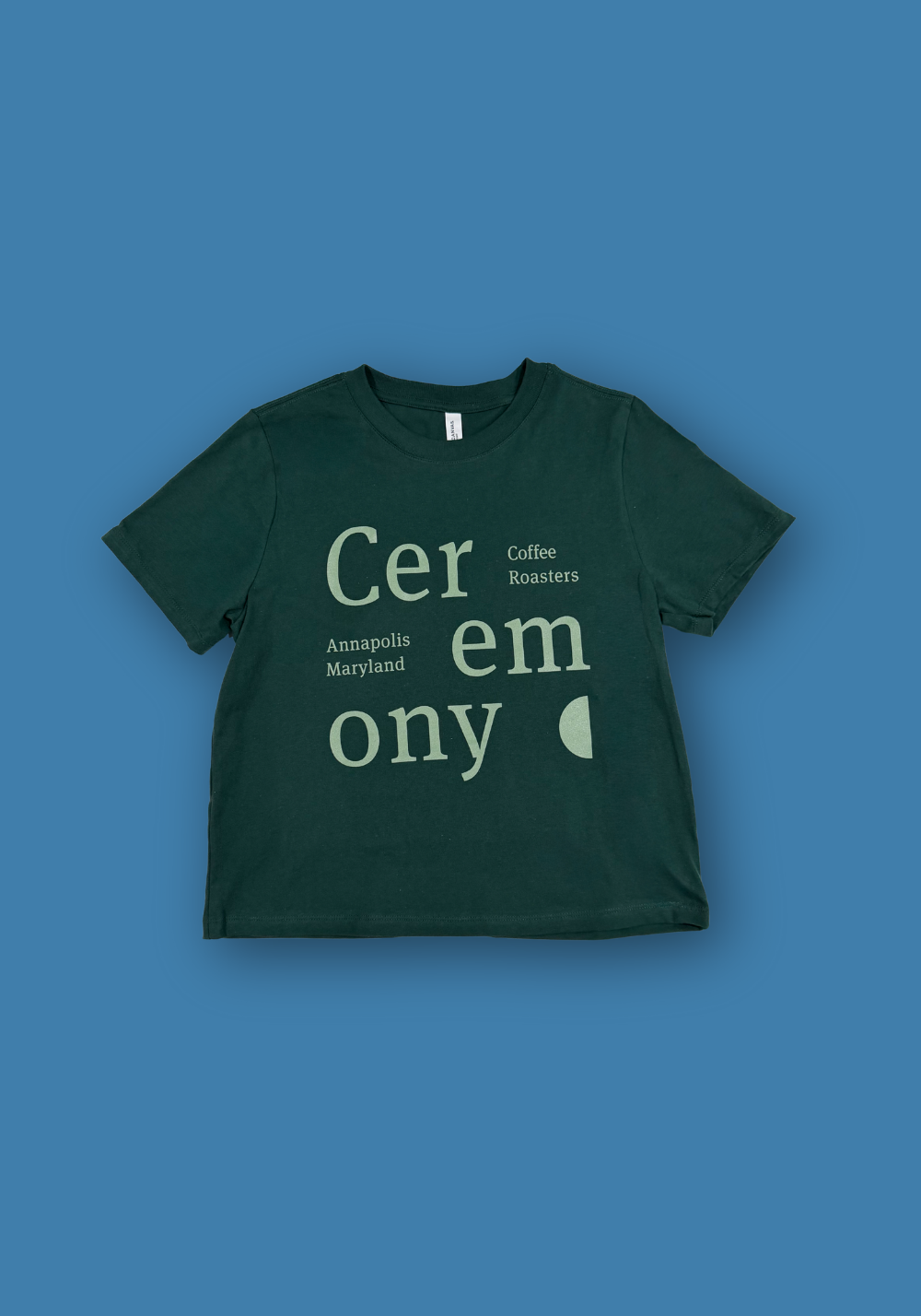 Ceremony Boxy Tee - Green