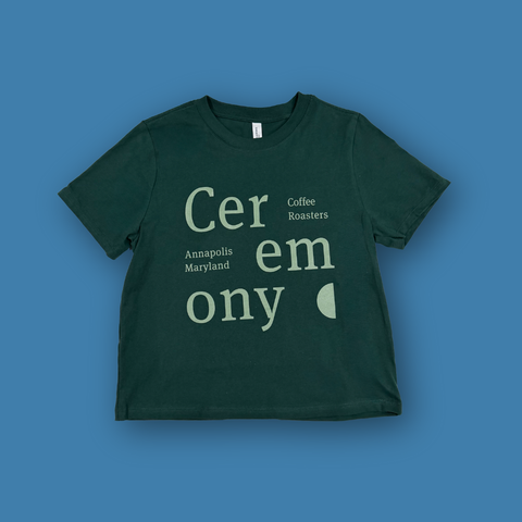 Ceremony Boxy Tee - Green