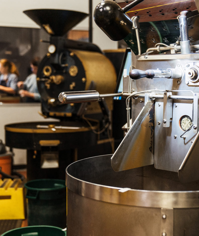 Ceremony's roaster machines in action.