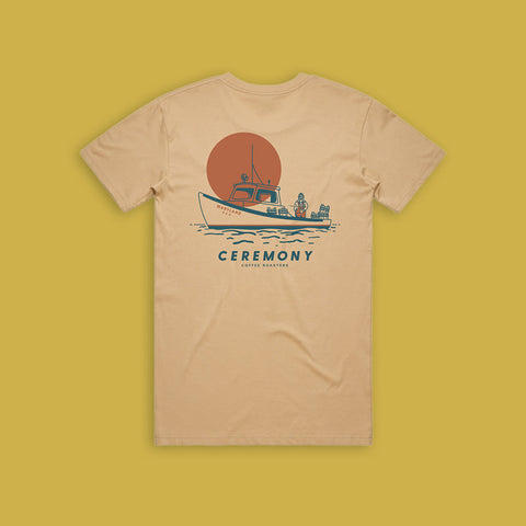 Ceremony Old Man & the C T-Shirt - Sand