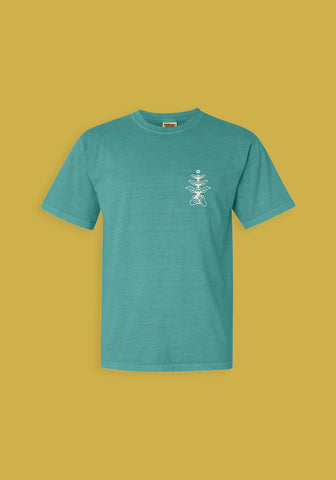 Ceremony Coffee Seedling T-Shirt - Seafoam